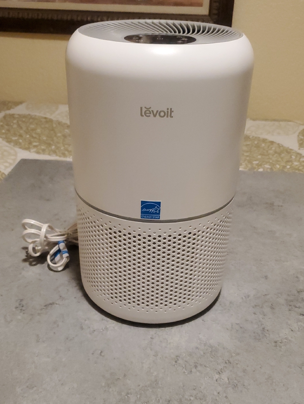 Levoit White Compact Air Purifier with HEPA Filtration